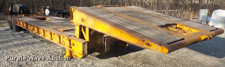 image for item DB0545 1968 Hyster RF35TL lowboy equipment trailer