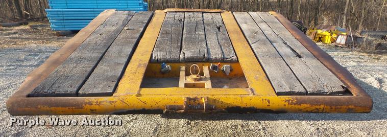 image for item DB0545 1968 Hyster RF35TL lowboy equipment trailer