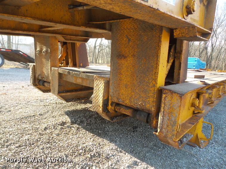 image for item DB0545 1968 Hyster RF35TL lowboy equipment trailer