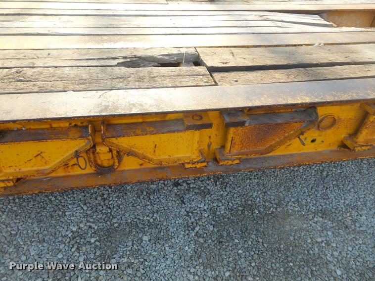 image for item DB0545 1968 Hyster RF35TL lowboy equipment trailer
