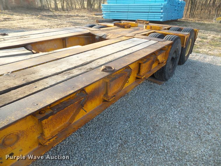 image for item DB0545 1968 Hyster RF35TL lowboy equipment trailer