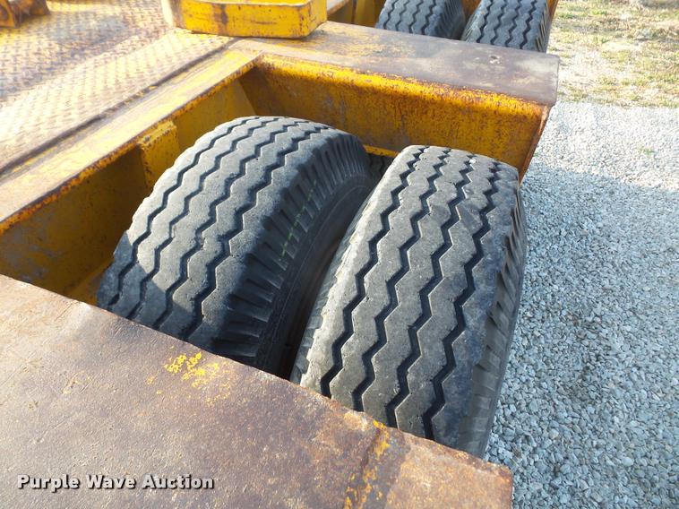 image for item DB0545 1968 Hyster RF35TL lowboy equipment trailer
