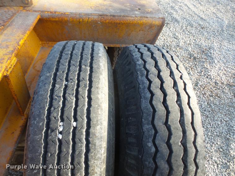 image for item DB0545 1968 Hyster RF35TL lowboy equipment trailer