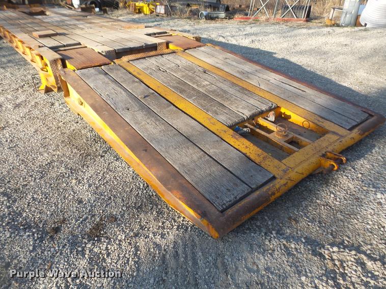 image for item DB0545 1968 Hyster RF35TL lowboy equipment trailer