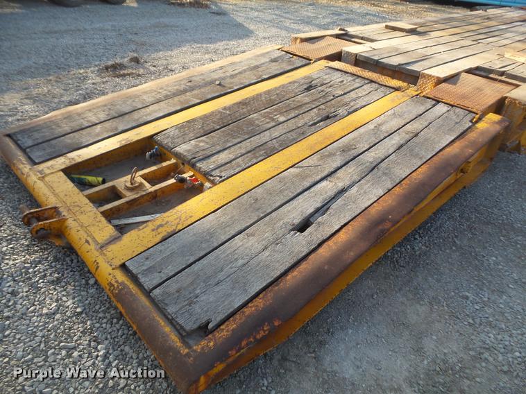 image for item DB0545 1968 Hyster RF35TL lowboy equipment trailer