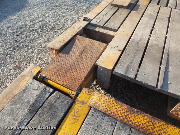 image for item DB0545 1968 Hyster RF35TL lowboy equipment trailer