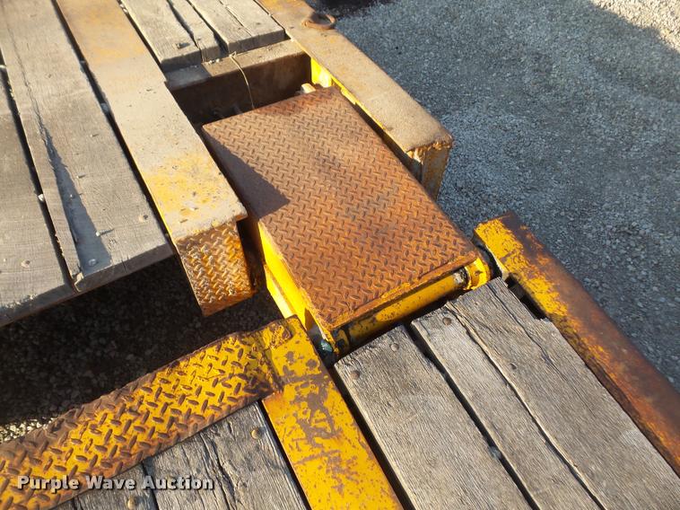 image for item DB0545 1968 Hyster RF35TL lowboy equipment trailer