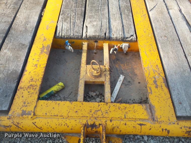 image for item DB0545 1968 Hyster RF35TL lowboy equipment trailer