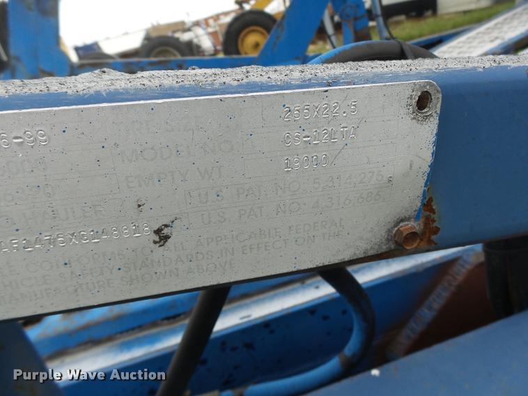 image for item DB1291 1999 Cotl CS-12LTA car carrier trailer