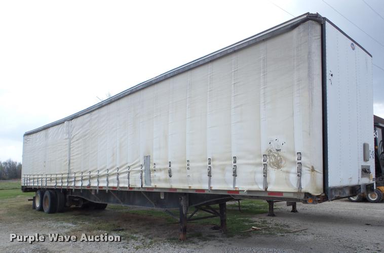 image for item J8656 2001 Utility TS2CHA curtain side dry van trailer