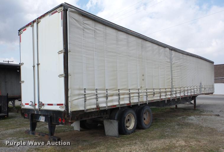 image for item J8656 2001 Utility TS2CHA curtain side dry van trailer
