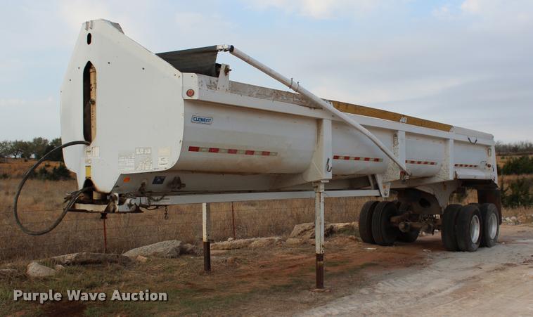image for item L4955 2006 Clement Starlite 35 end dump trailer