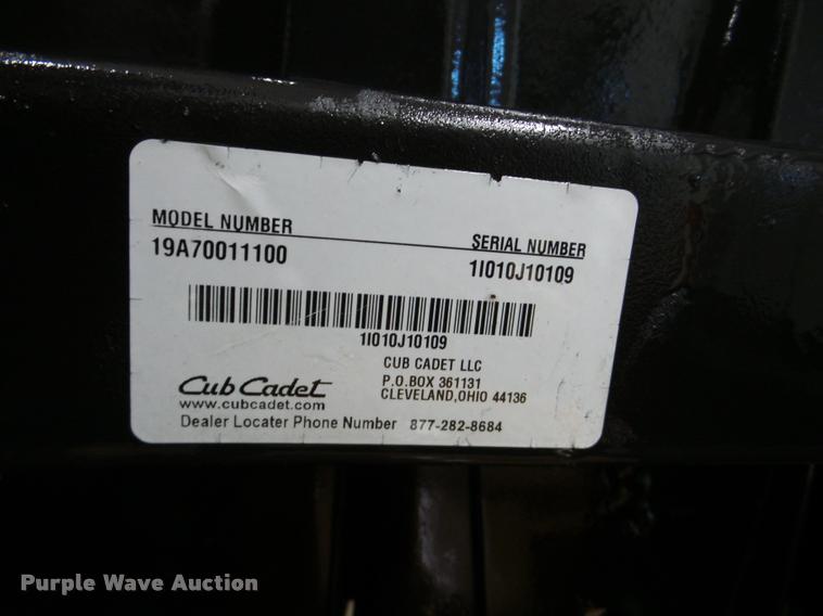 image for item DA1767 Cub Cadet Z Force lawn mower