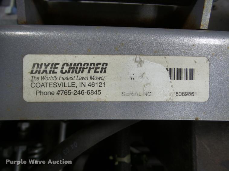 image for item DA1769 Dixie Chopper Silver Eagle ZTR lawn mower