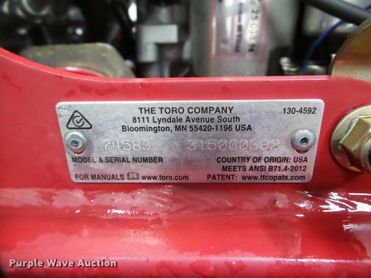 image for item DA1772 Toro Grandstand lawn mower