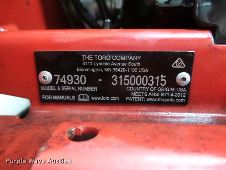 image for item DA1773 Toro Z Master Professional 5000 Series ZTR lawn mower