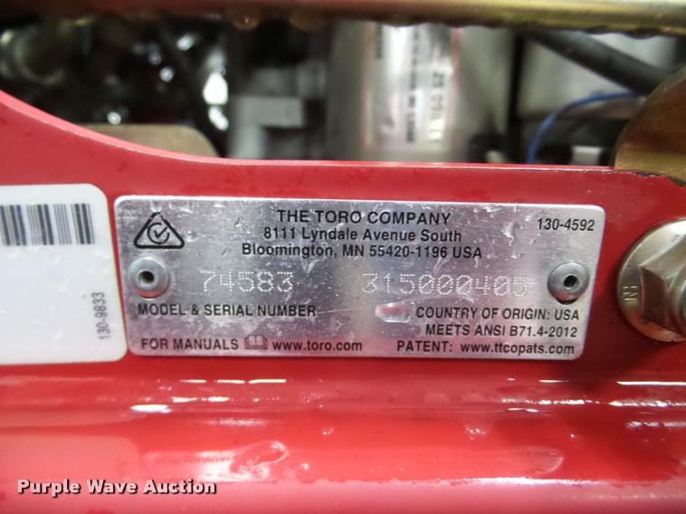 image for item DA1774 Toro Grandstand lawn mower