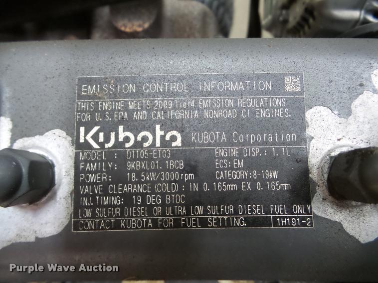 image for item DA1775 Kubota F2680 lawn mower