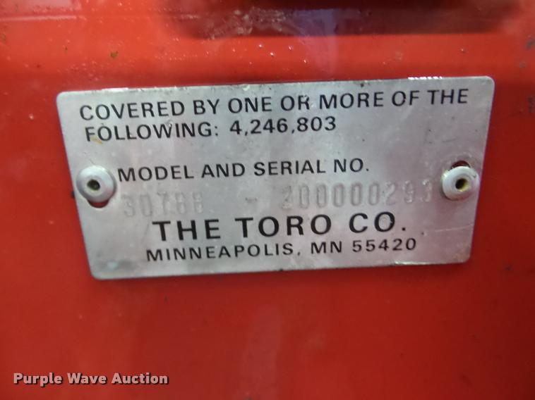 image for item DA1782 Toro Ground Master 325-D lawn mower