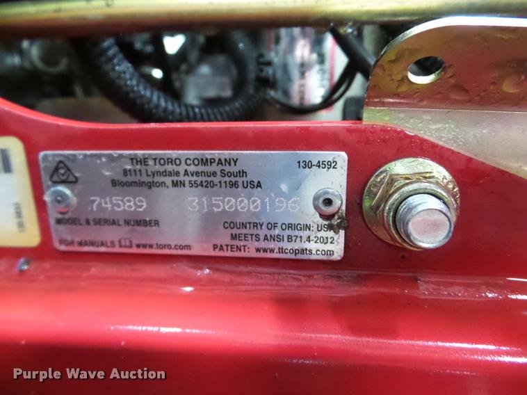 image for item DA1786 Toro Grandstand lawn mower