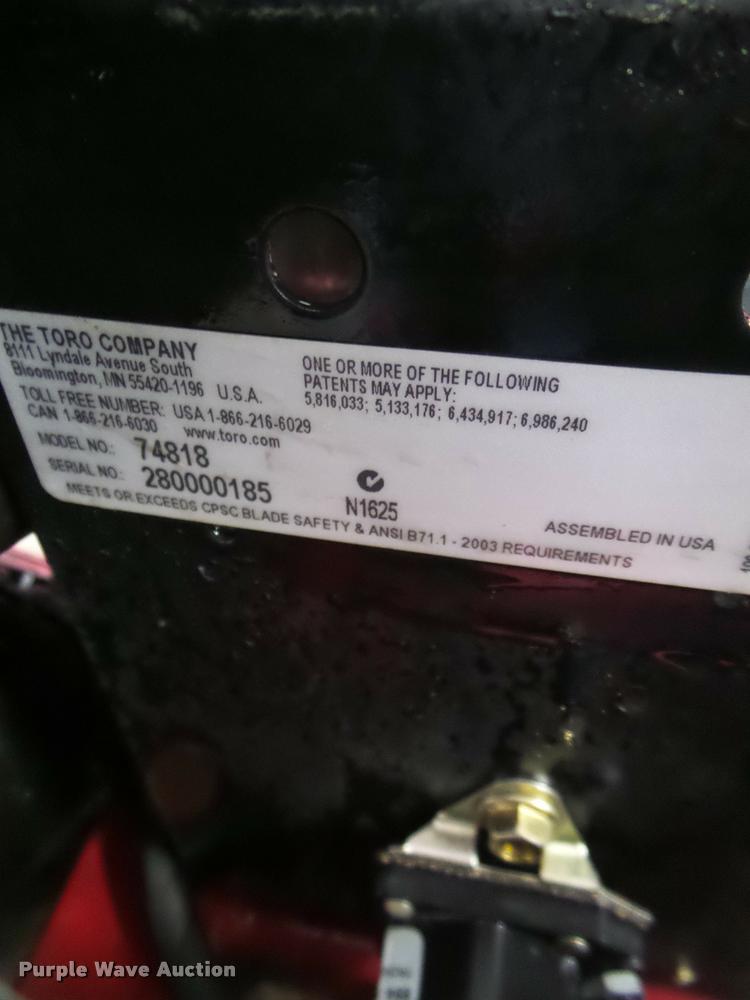 image for item DA1787 Toro Titan 7 5200K ZTR lawn mower