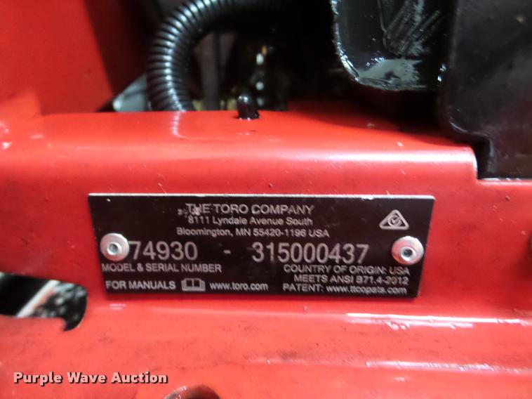 image for item DA1792 Toro Z Master Professional 5000 Series ZTR lawn mower