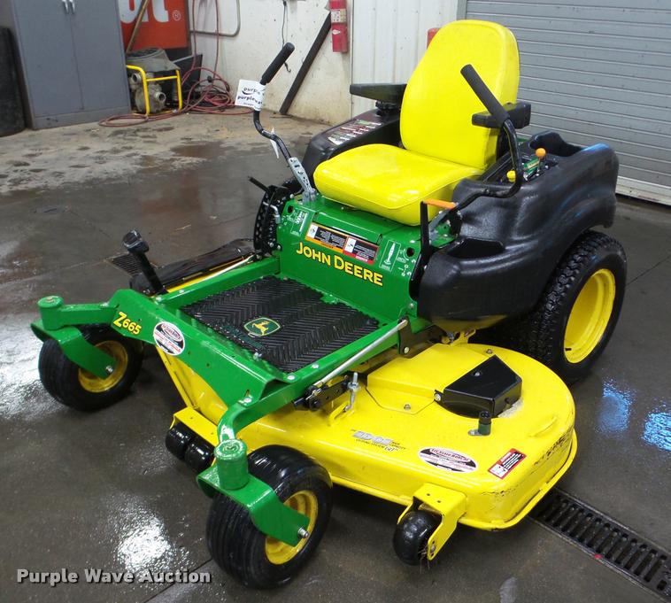 image for item DA1796 John Deere Z665 ZTR lawn mower