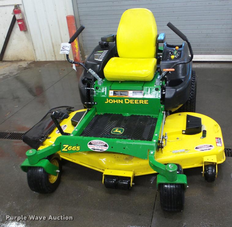 image for item DA1796 John Deere Z665 ZTR lawn mower