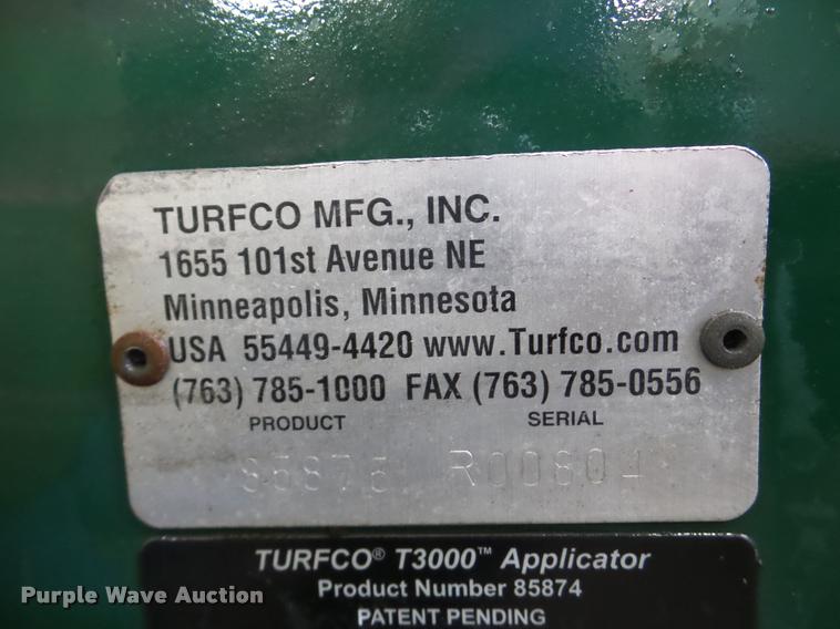 image for item DA1854 Turfco T3000i Series applicator