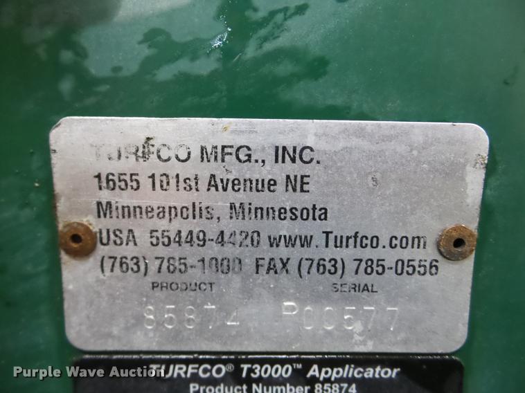 image for item DA1855 Turfco T3000i Series applicator