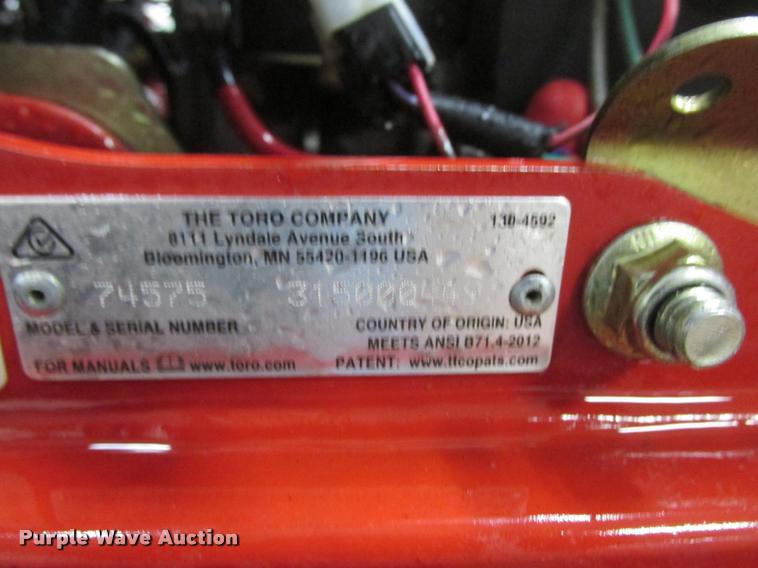 image for item K6136 Toro Grandstand lawn mower