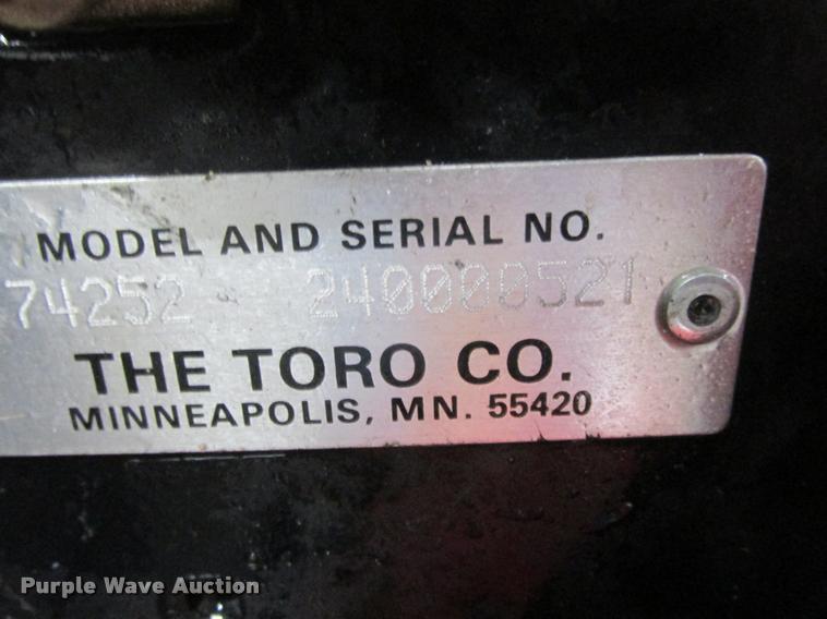 image for item K6139 Toro Z Master lawn mower