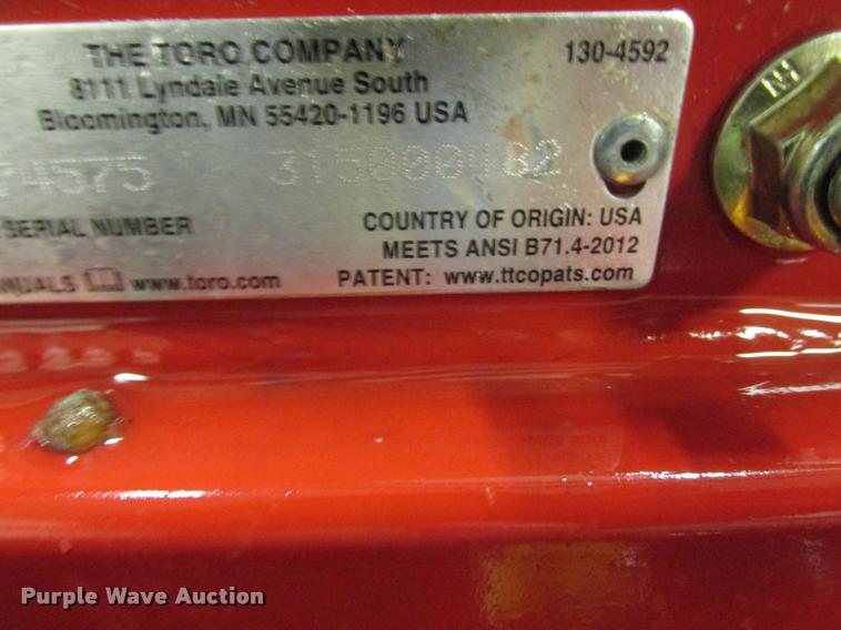 image for item K6144 Toro Grandstand lawn mower