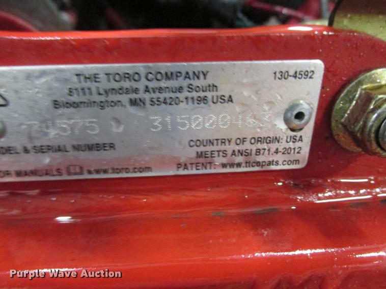 image for item K6145 Toro Grandstand lawn mower
