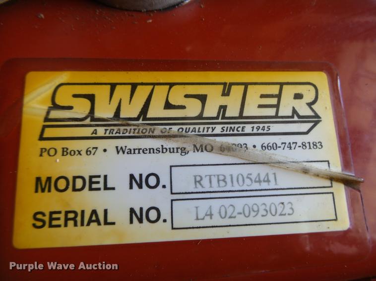 image for item AU9622 Swisher finish mower