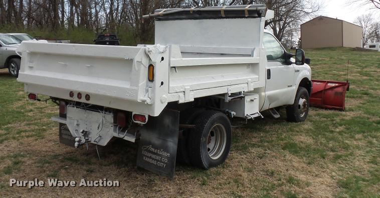 image for item BH9287 2007 Ford F350 Super Duty dump bed pickup truck
