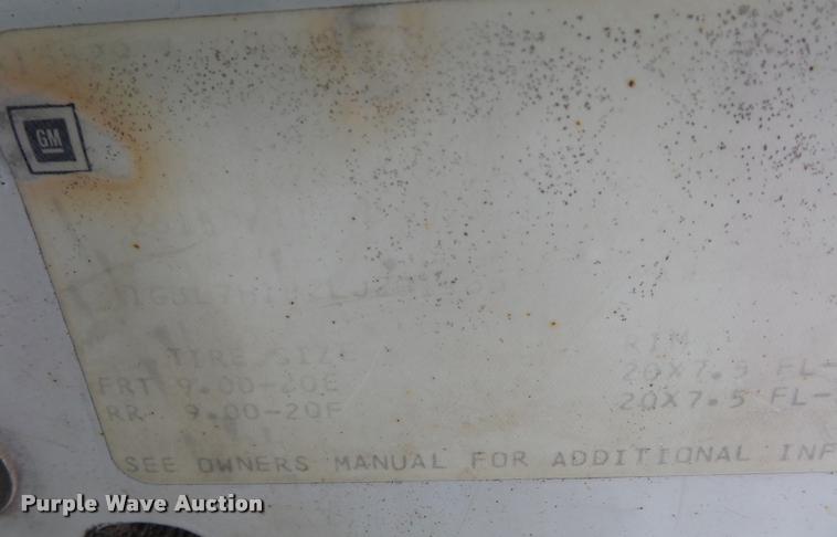 image for item BI9097 1990 Chevrolet Kodiak fuel truck