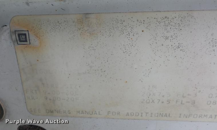 image for item BI9097 1990 Chevrolet Kodiak fuel truck