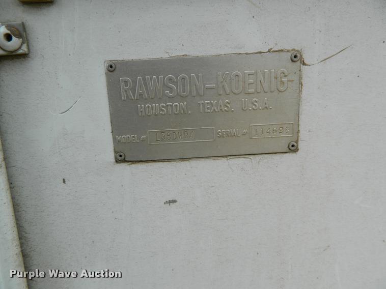 image for item BK9269 Rawson L56DW94 utility bed