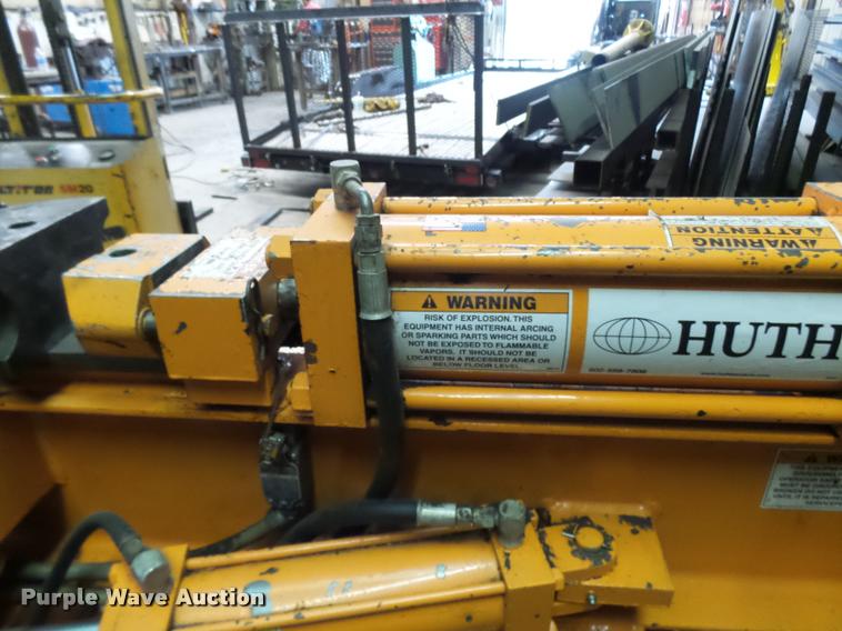 image for item CC9108 Huth 2007 horizontal pipe bender