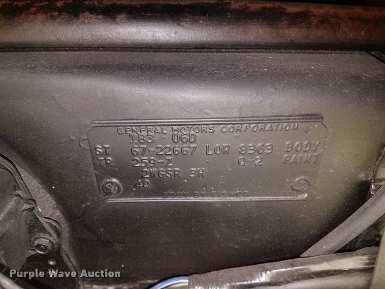 image for item DA0604 1967 Pontiac Firebird convertible