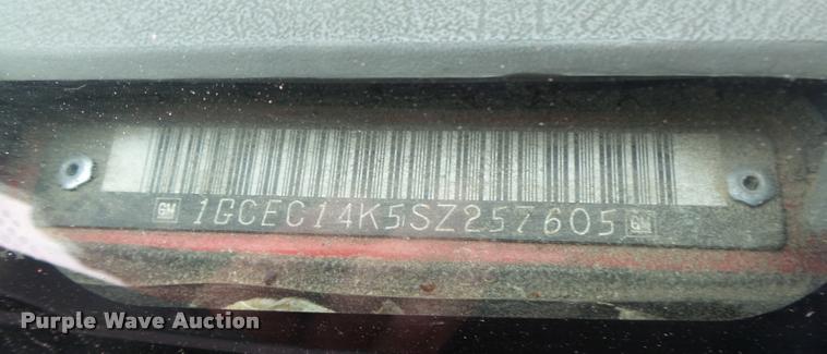 image for item DA0623 1995 Chevrolet 1500 pickup truck