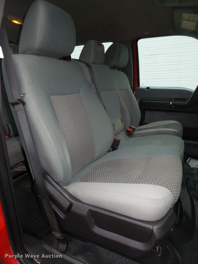 image for item DA0651 2012 Ford F350 Super Duty XL Crew Cab flatbed pickup truck