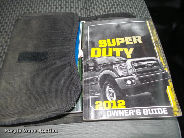 image for item DA0651 2012 Ford F350 Super Duty XL Crew Cab flatbed pickup truck