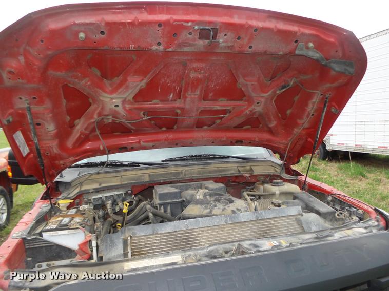 image for item DA0651 2012 Ford F350 Super Duty XL Crew Cab flatbed pickup truck