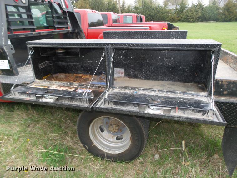 image for item DA0651 2012 Ford F350 Super Duty XL Crew Cab flatbed pickup truck