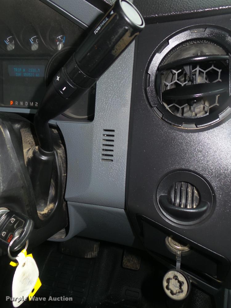 image for item DA0654 2012 Ford F350 Super Duty XL Crew Cab flatbed pickup truck