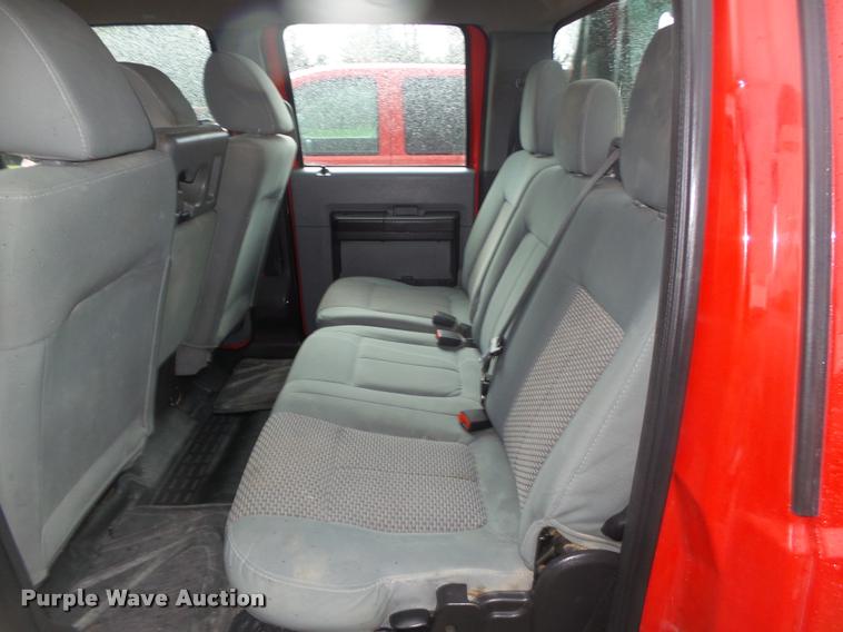 image for item DA0654 2012 Ford F350 Super Duty XL Crew Cab flatbed pickup truck