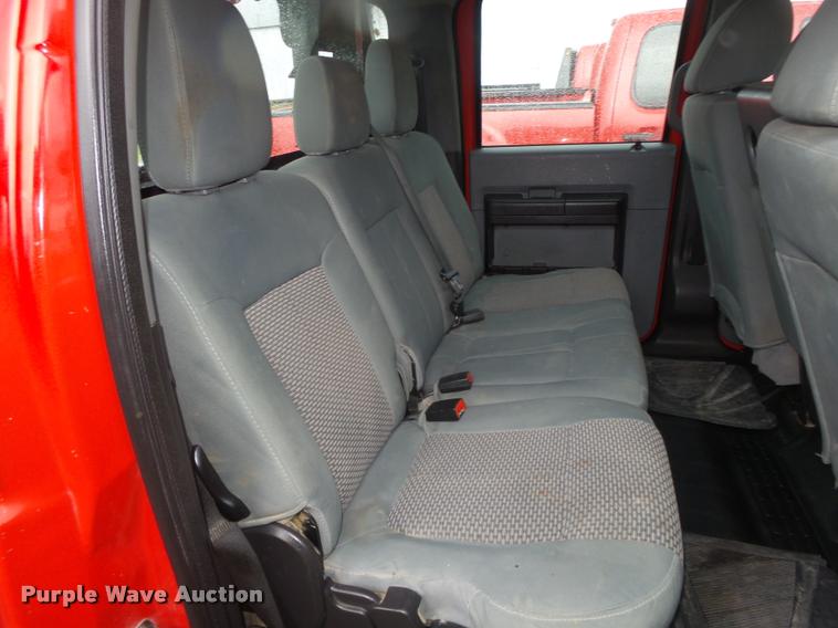 image for item DA0654 2012 Ford F350 Super Duty XL Crew Cab flatbed pickup truck