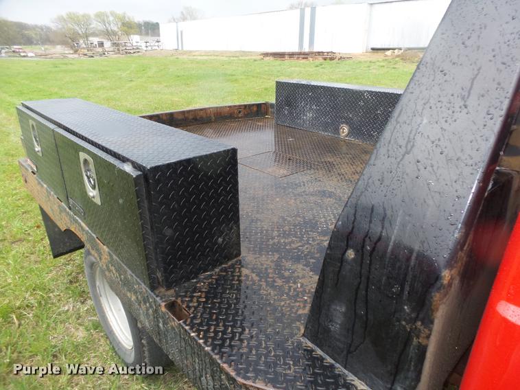 image for item DA0654 2012 Ford F350 Super Duty XL Crew Cab flatbed pickup truck